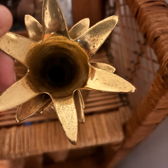 Unique Vintage Gold Pineapple Decor - Picture 3 of 5